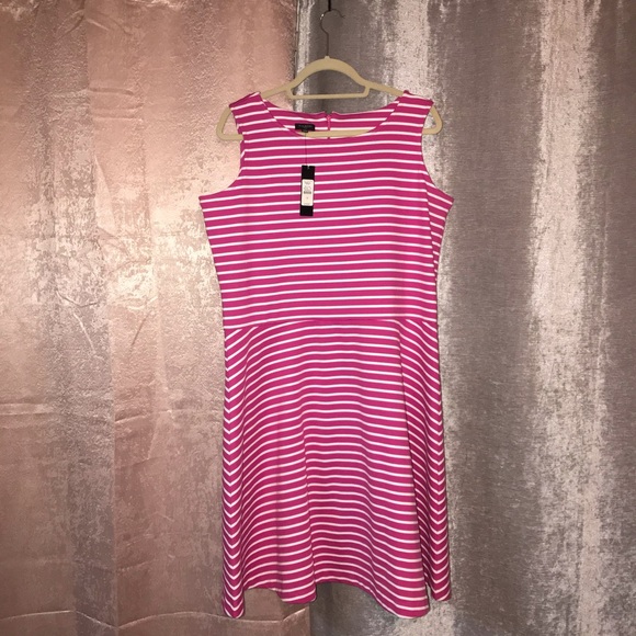 Talbots Dresses & Skirts - pink & white striped Talbot dress